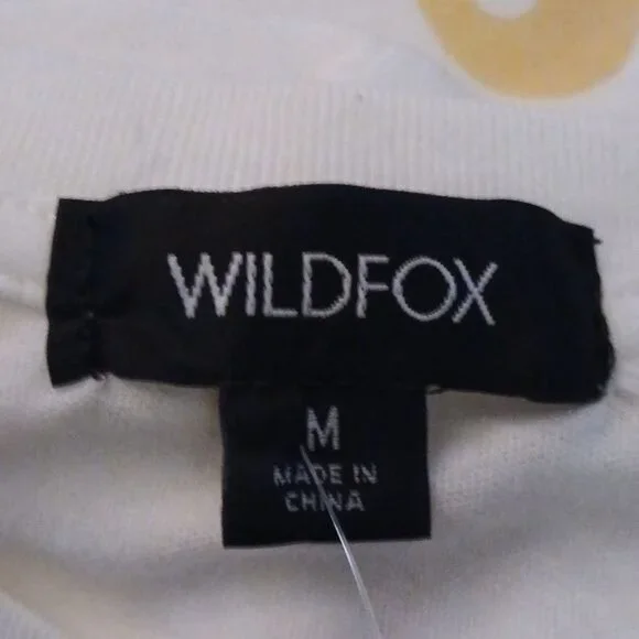 Wildfox 🌞 Sunshine Baby White Crewneck T-shirt - Picture 4 of 5